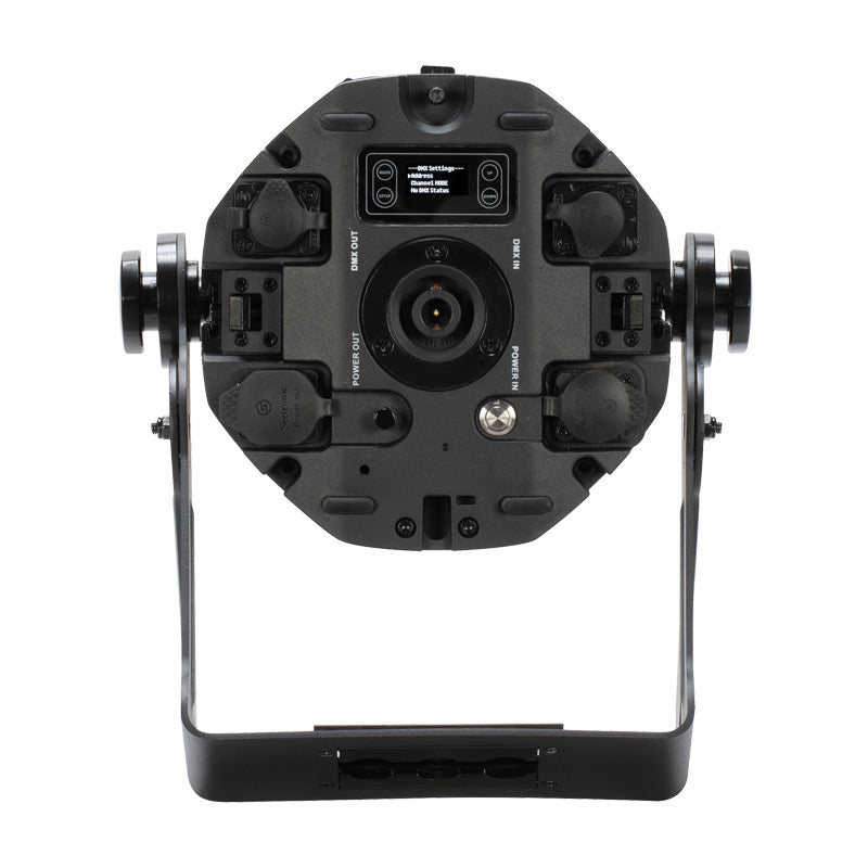 ADJ ElectraPix Par 7, IP65 Par, Battery Powered, 7 x 20 Watt HEX LED Rgbaluv Individual Pixel Control, Backround RGB LEDs, Aria X2 Wireles, 20 Degree Diffusion Filter, L Track System