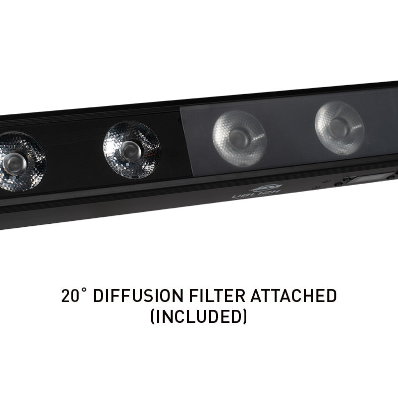 ADJ UBL12HB, 12 x 20 Rgbaluv LED Battery Powered 1 Meter Bar, Aria X2