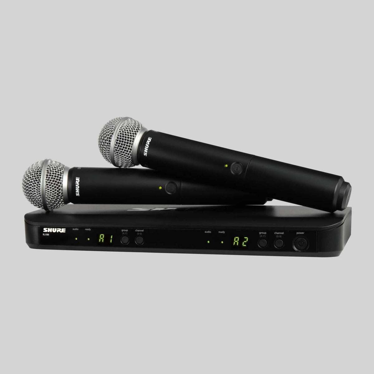 Shure BLX288/SM58-J11, Wireless Dual Vocal System with two SM58, BLX288 Dual SM58 Vocal System