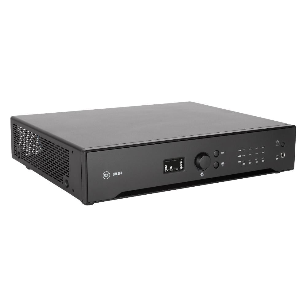 RCF DMA-504 - Class D Digital Matrix Amplifier, RDNet Management (4 X 500 W @ 4 Ω)