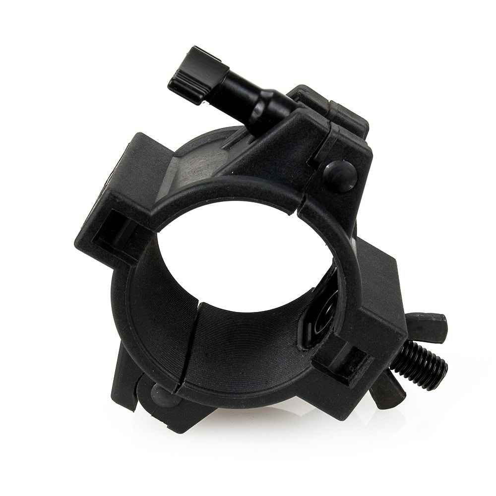 ADJ O-CLAMP, 360 Deg Wrap-around Clamp to Clamp to Truss. Available in 1 Inch, 1 1/2 Inch, & 2 Inch Diameter Clamps