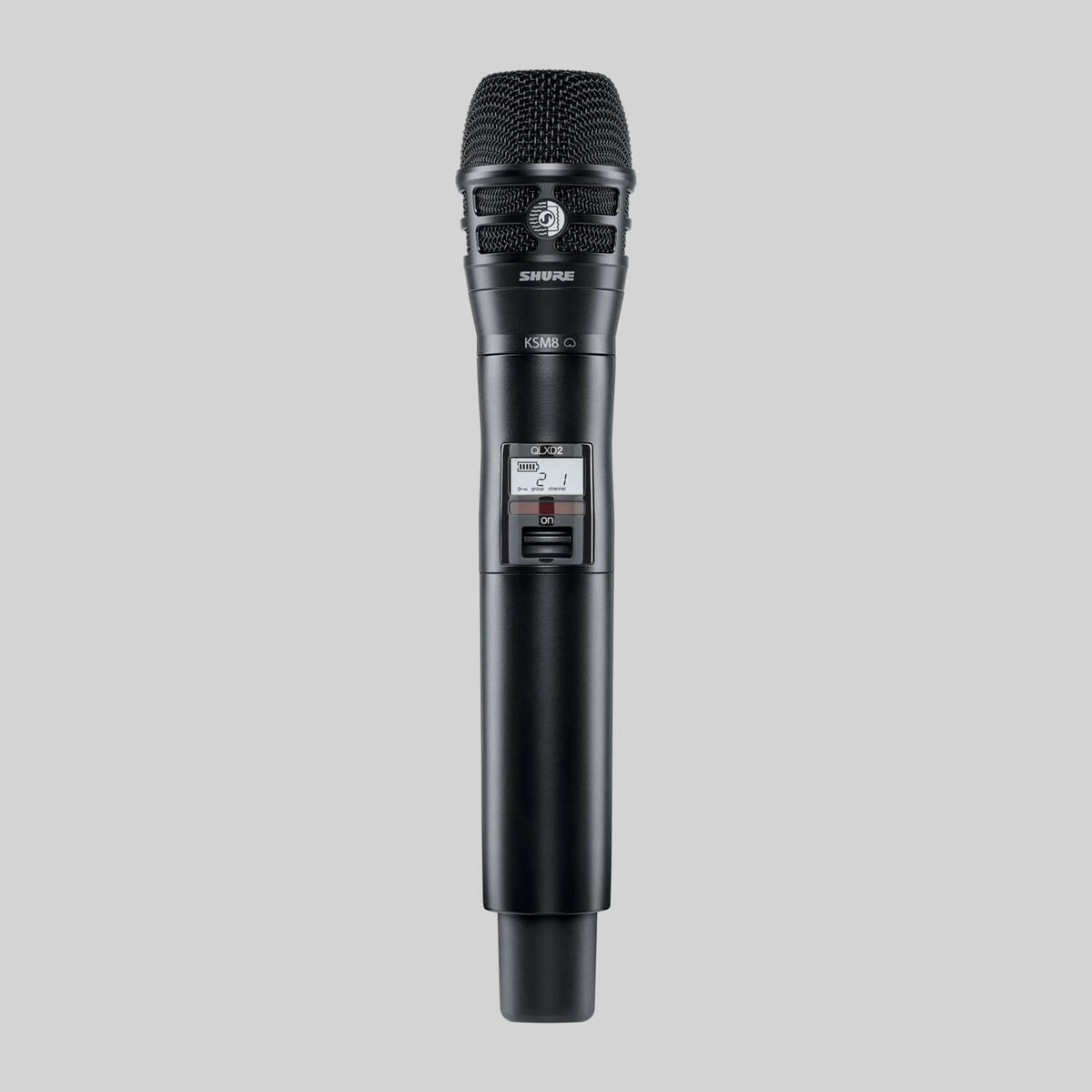 Shure QLXD2/K8B-G50, Handheld Transmitter with KSM8 Capsule, Black QLXD HH Transmitter with KSM8 capsule