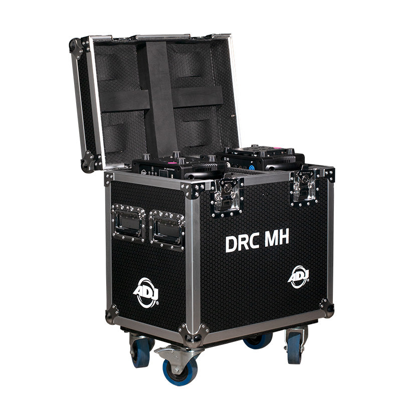 ADJ DRC MH, Dual Road Case Hydro Wash X7, Focus Spot 4 & 5Z, Focus Flex 7/L7, Focus Beam LED Vizi Beam RX One, Viz HEX Wash 7, Vizi Wash Z19, and Other Similar Size ADJ Fixtures