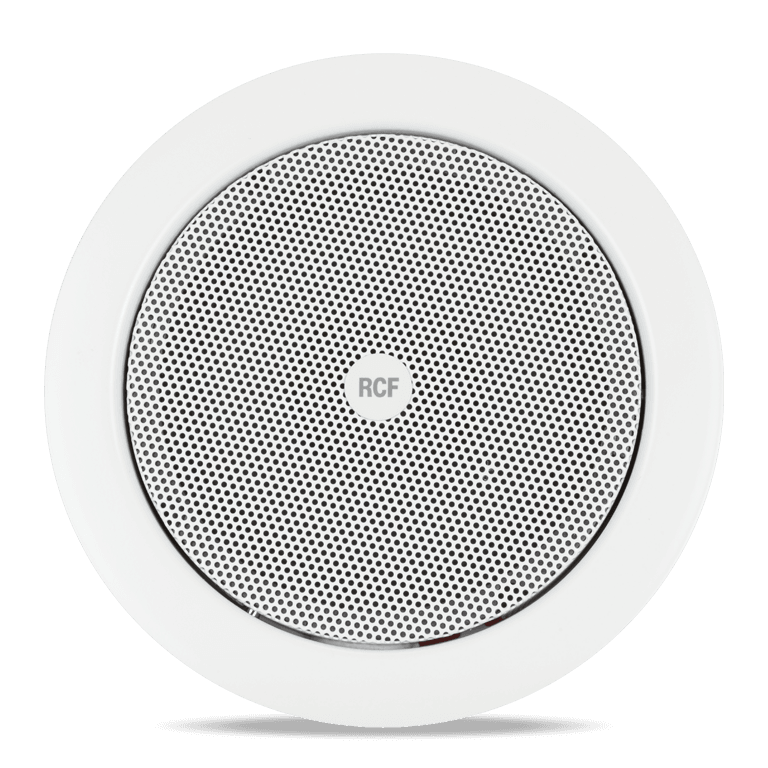 RCF PL68-EN - Passive 24W 6" Coaxial Ceiling Speaker with Fire Dome (White)