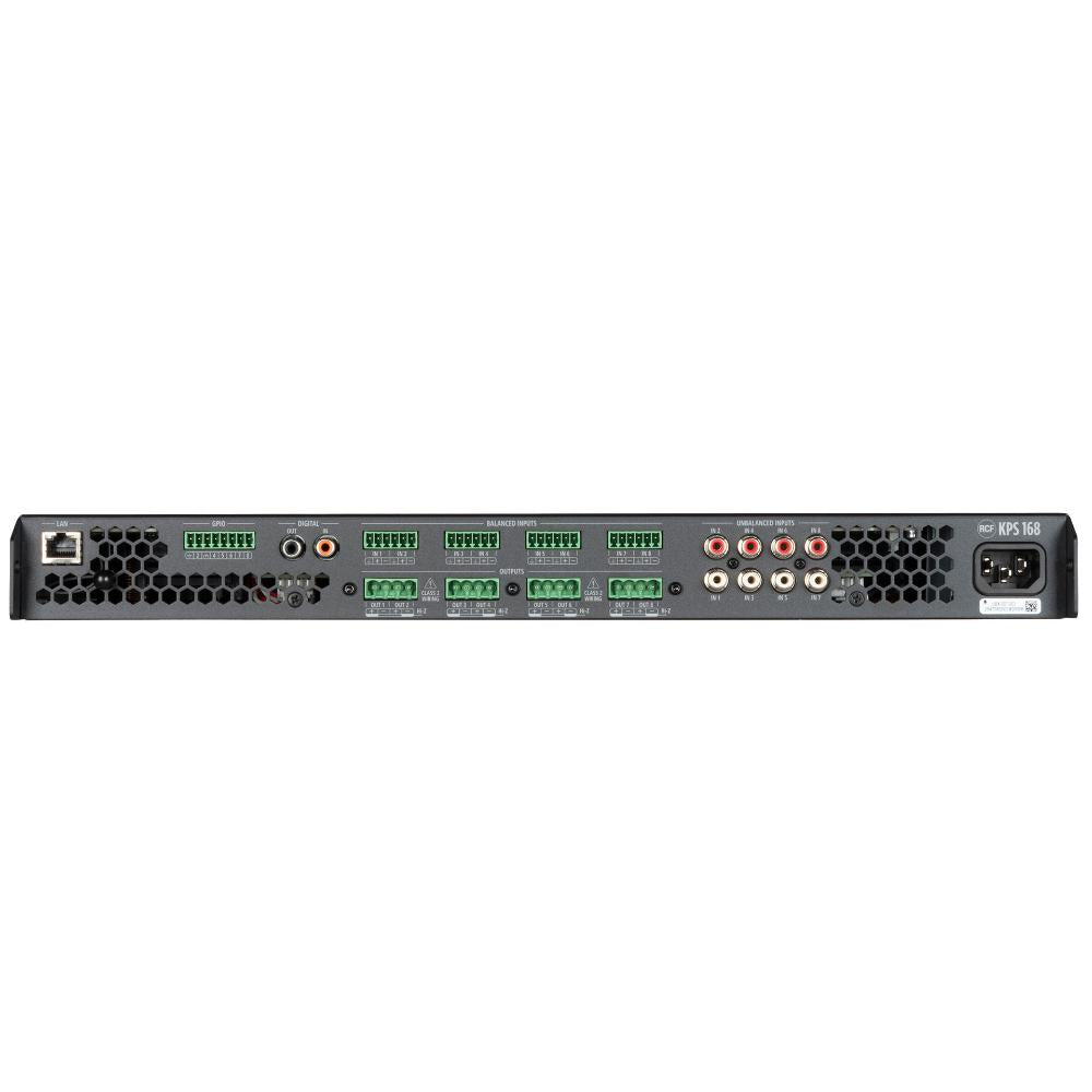 RCF KPS 168 - Class D Power Amplifier with DSP (8 X 160 W)