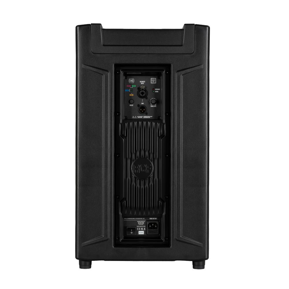 RCF EVOX J9 White, Active Three-Way Portable Column PA System, 12 inch Woofer with 6 x 3 inch Full-Range and 1.75 inch Compression Driver, 2100W Class-D, 130 dB Max SPL, 120 X 40 True Resistive Waveguide, Built-In DSP