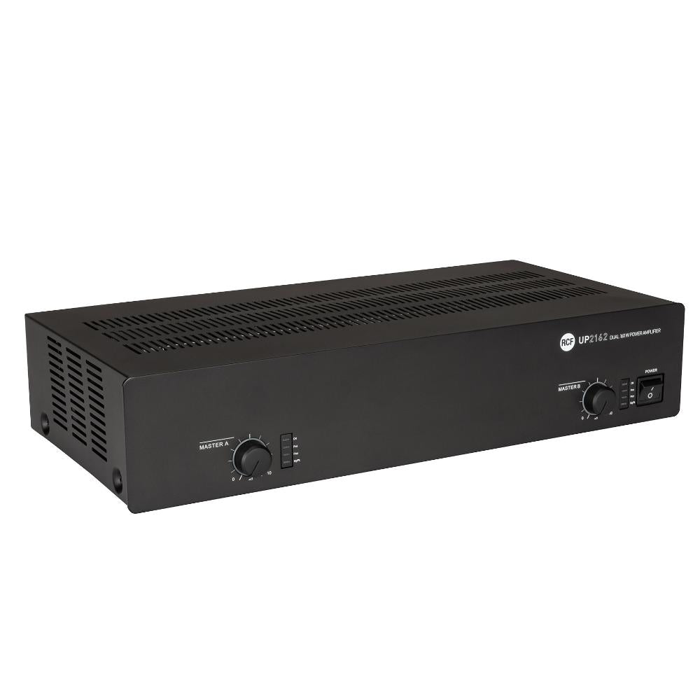 RCF UP-2162 - Class D 2 Channel Amplifier with Aux Input - 4 Ω, 70/100V, 2 x 160W