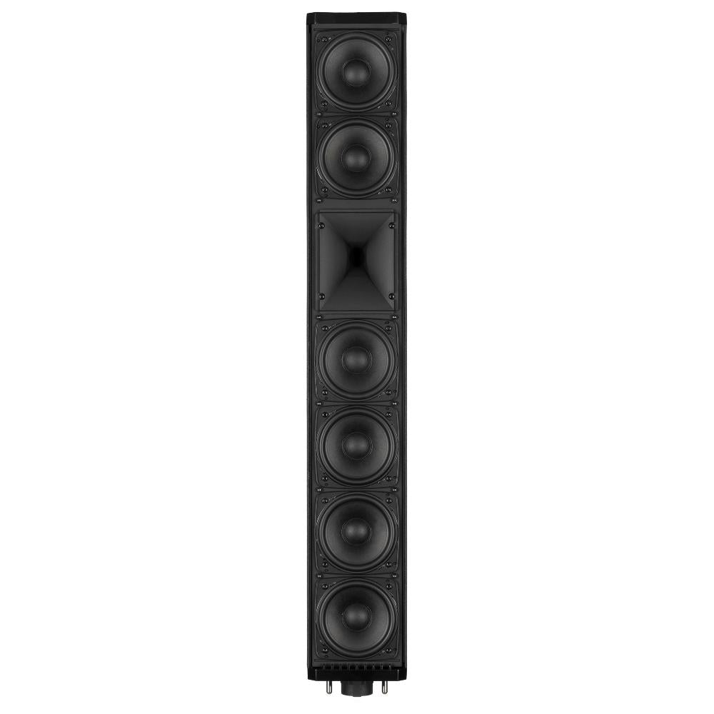 RCF EVOX V15 White, Active Three-Way Portable Column Array System, 15 inch Woofer with 10 x 4 inch Midrange and 1.75 inch Compression Driver, 3500W Class-D, 133 dB Max SPL, 120 X 40 True Resistive Waveguide, Built-In DSP