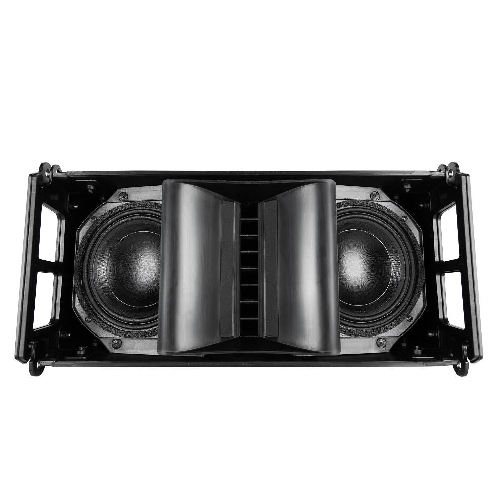 RCF HDL6-A W - Active 1400W Dual 6" Compact 2-Way Line Array (White)