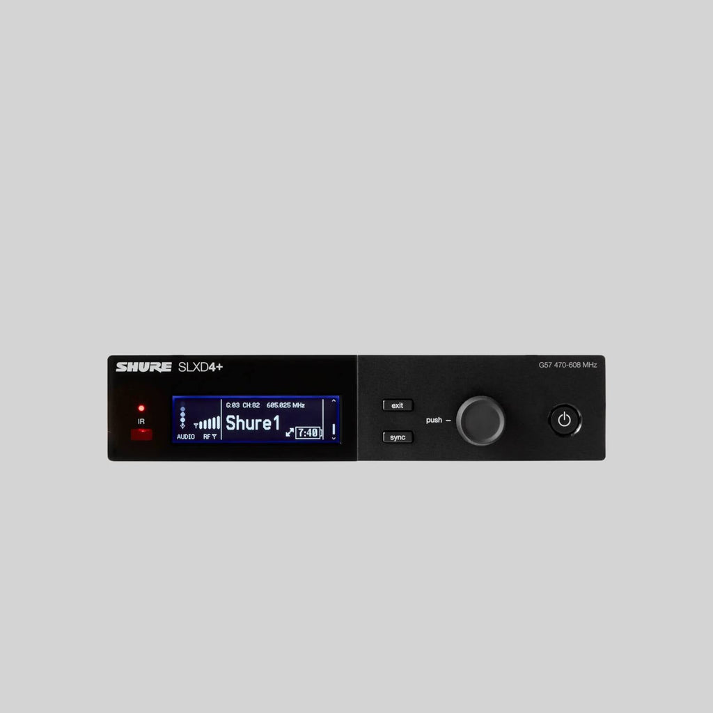 Shure SLXD4+TA-G57, Digital Wireless Receiver, Taa