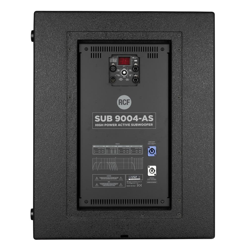RCF SUB9004-AS - Active 2800W 18" Subwoofer (RDNET Ready)