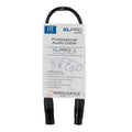 Accu-Cable XLPRO-1, 1 ft Pro XLR M to XLR F