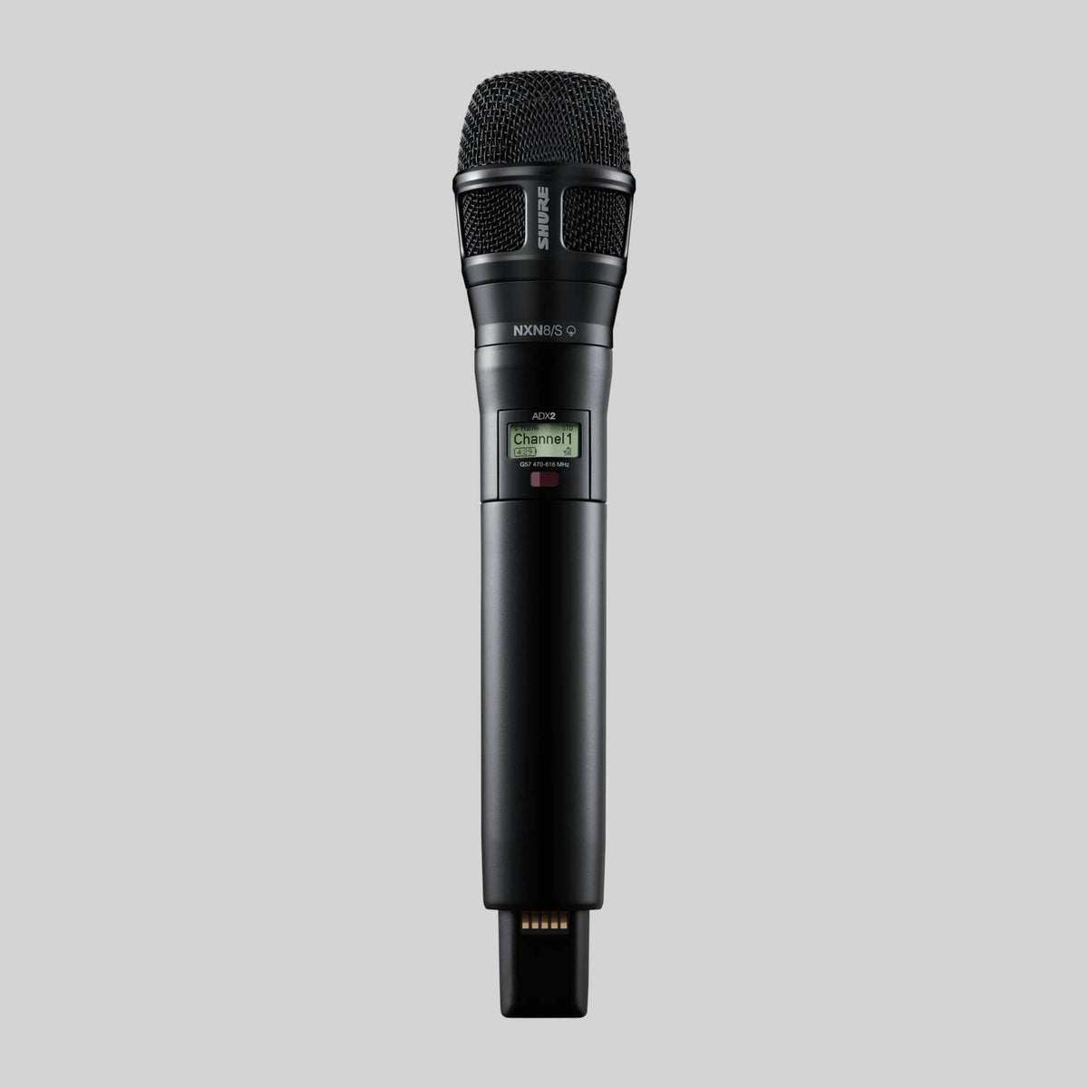 Shure ADX2/N8SN-G57, Handheld Wireless Microphone Transmitter, ADX2 Wireless HH W/N8SN Head