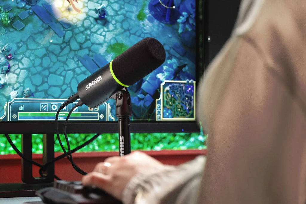 Shure MV6, USB Gaming Microphone, USB Speech Microphone, Black