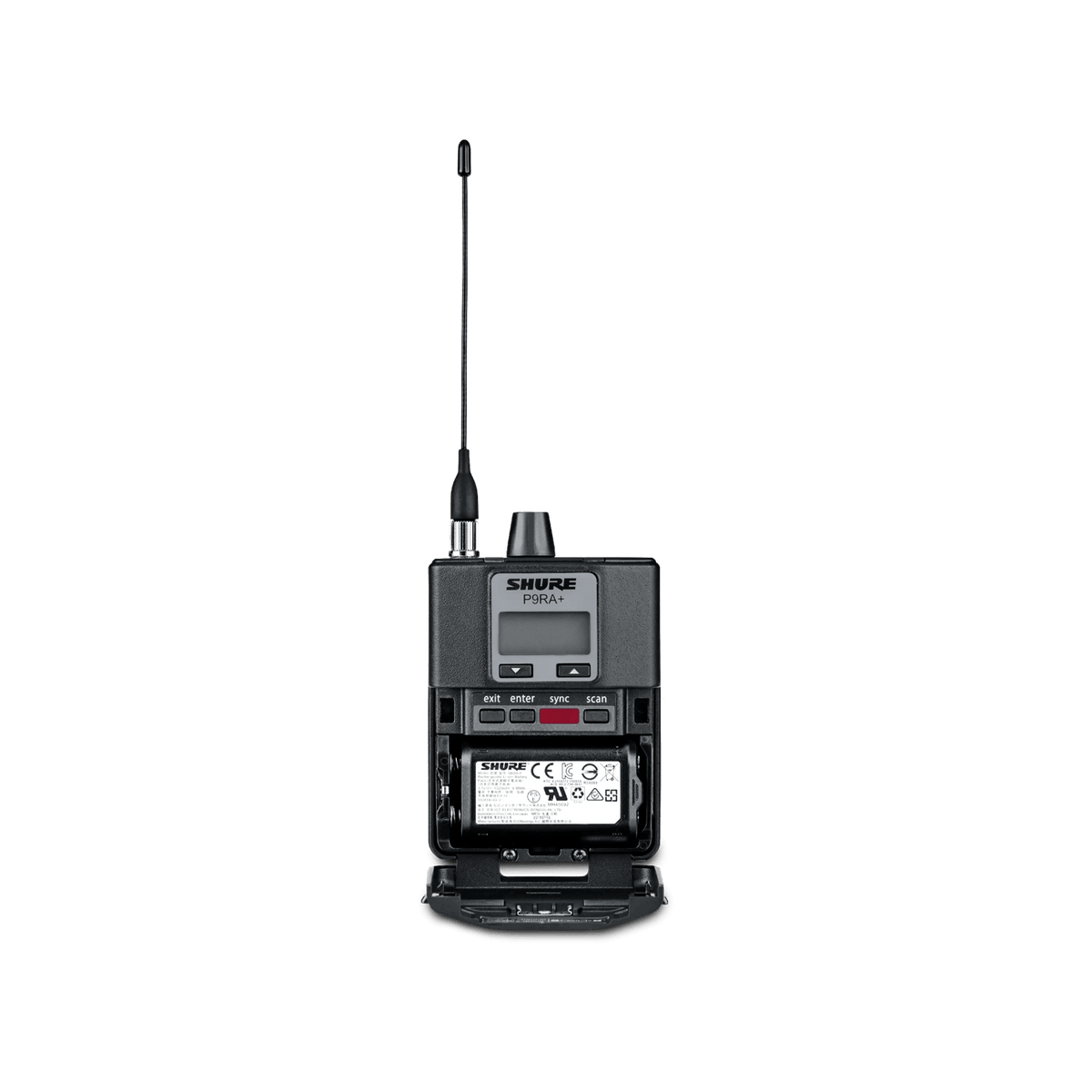 Shure P9RA+-G7, Rechargeable Bodypack Receiver for Shure PSM 900 Personal Monitor System