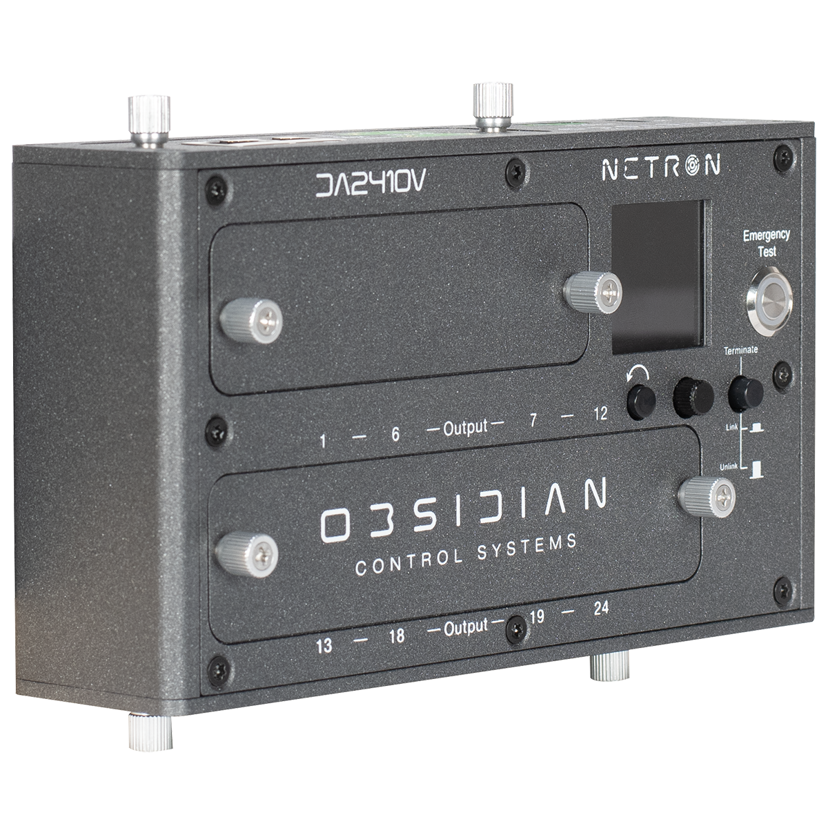 Obsidian DA2410V, 24-Port 0-10V Node DIN