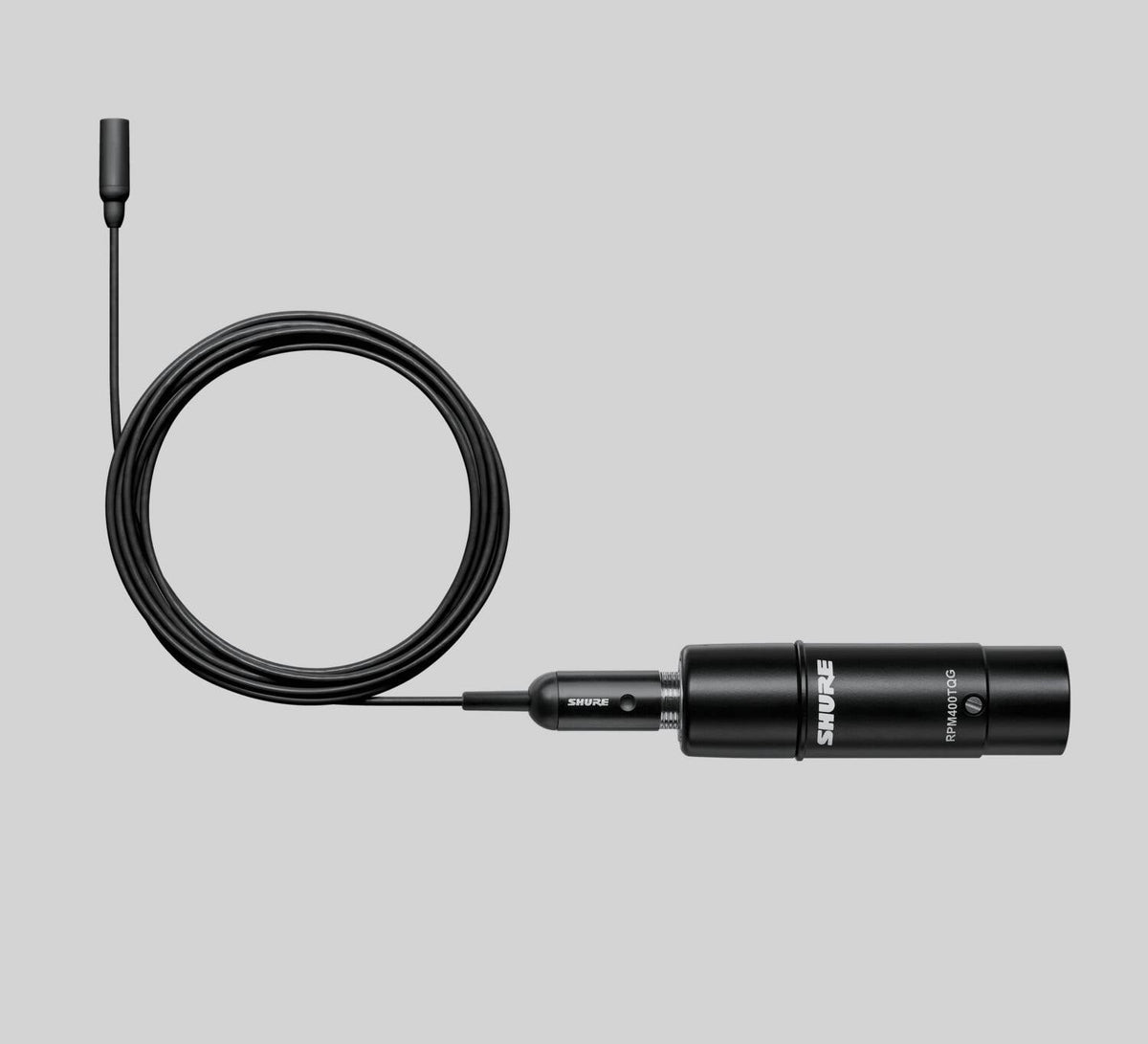 Shure TL48B/O-LEMO6-A, TwinPlex TL48 Subminiature Lavalier Microphone, Omni Lav, Low Sens, LEMO, Black