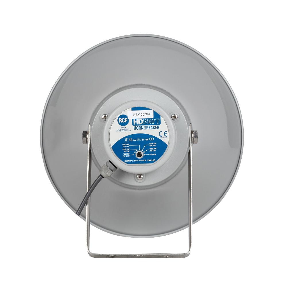 RCF HD310-T - Passive 120W Aluminum Horn Speaker with Driver and Transformer (IP66)