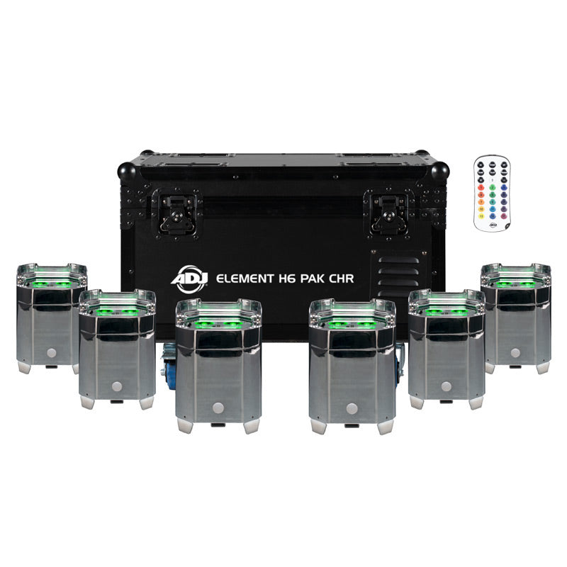 ADJ Element H6 Pak Chr, Same As Element H6 Pak with Chrome Finish