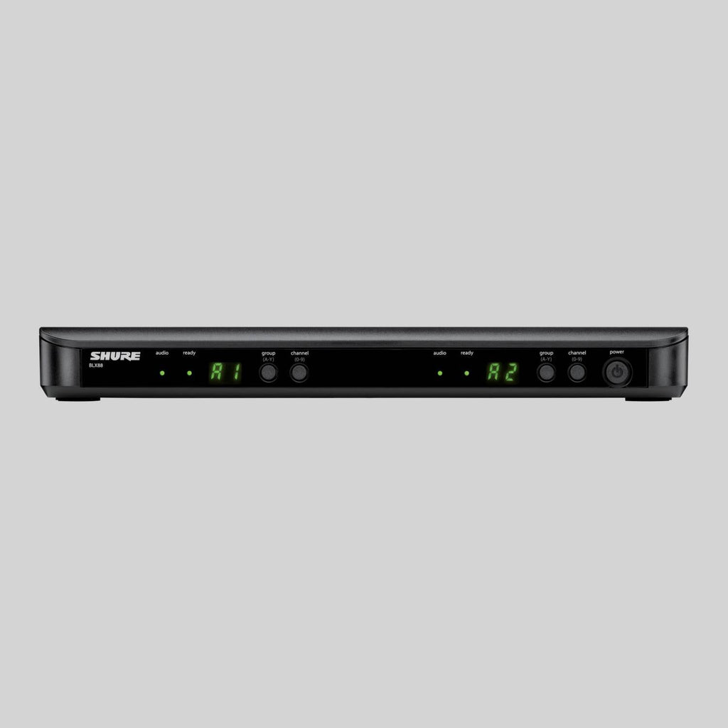 Shure BLX188/CVL-J11, Wireless Dual Presenter System with two CVL Lavalier Microphones, BLX188 Dual Lav System W/cvl