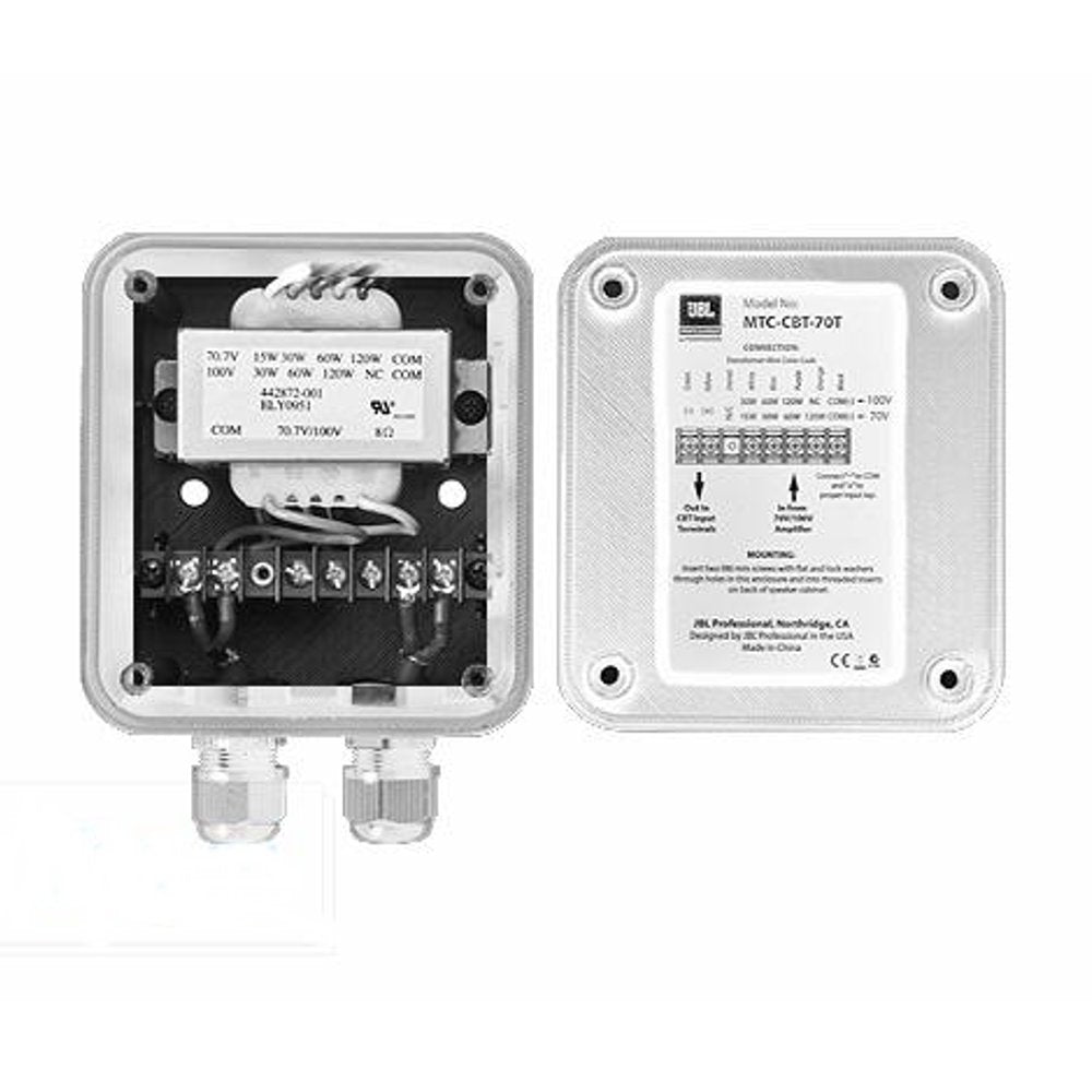 JBL MTC-CBT-70T-WH, Bolt-On Transformer Module For Cbt 70 Models, Wht
