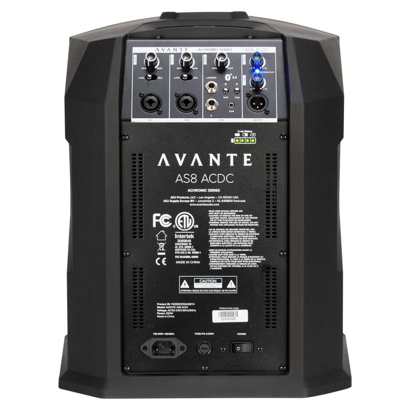 Avante Audio AS8 ACDC Battery Powered Portable Column PA System