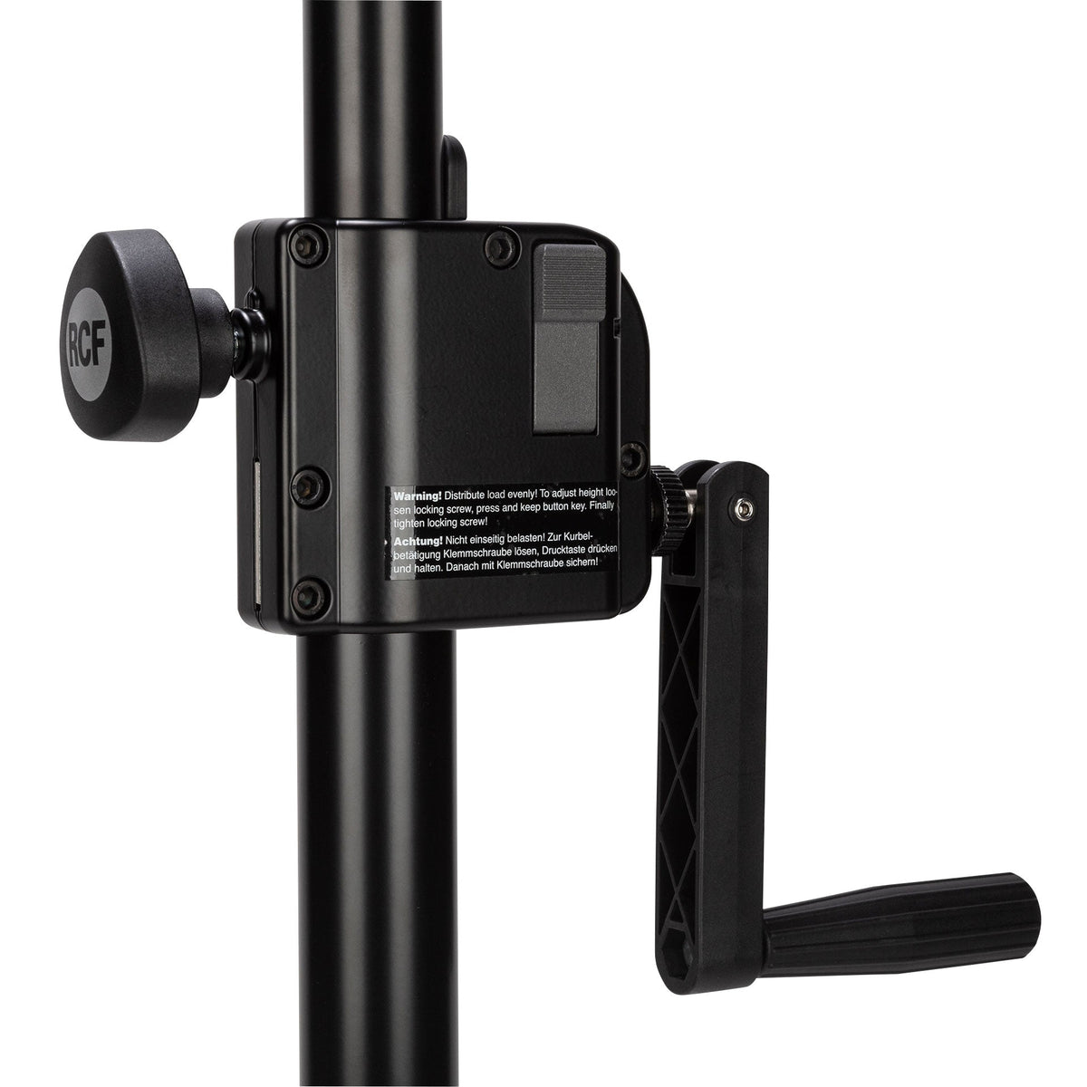 RCF AC-PMX, Heavy Duty Professional Crank Speaker Polemount M20 (110lb Max)