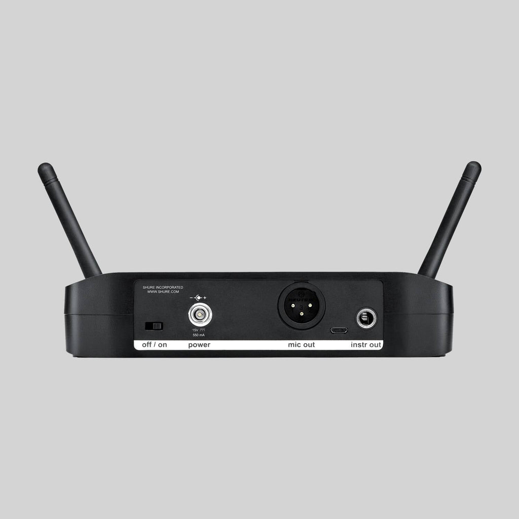 Shure GLXD4+-Z3, Digital Wireless Receiver for GLXD Wireless Systems, The GLXD4+ Dual Band Tabletop Receiver delivers exceptional digital audio clarity