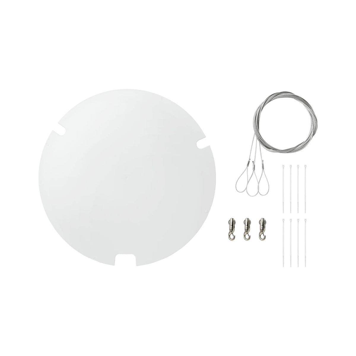 Shure A900W-R-GM, Gripple Mount Kit, Round, White Cover
