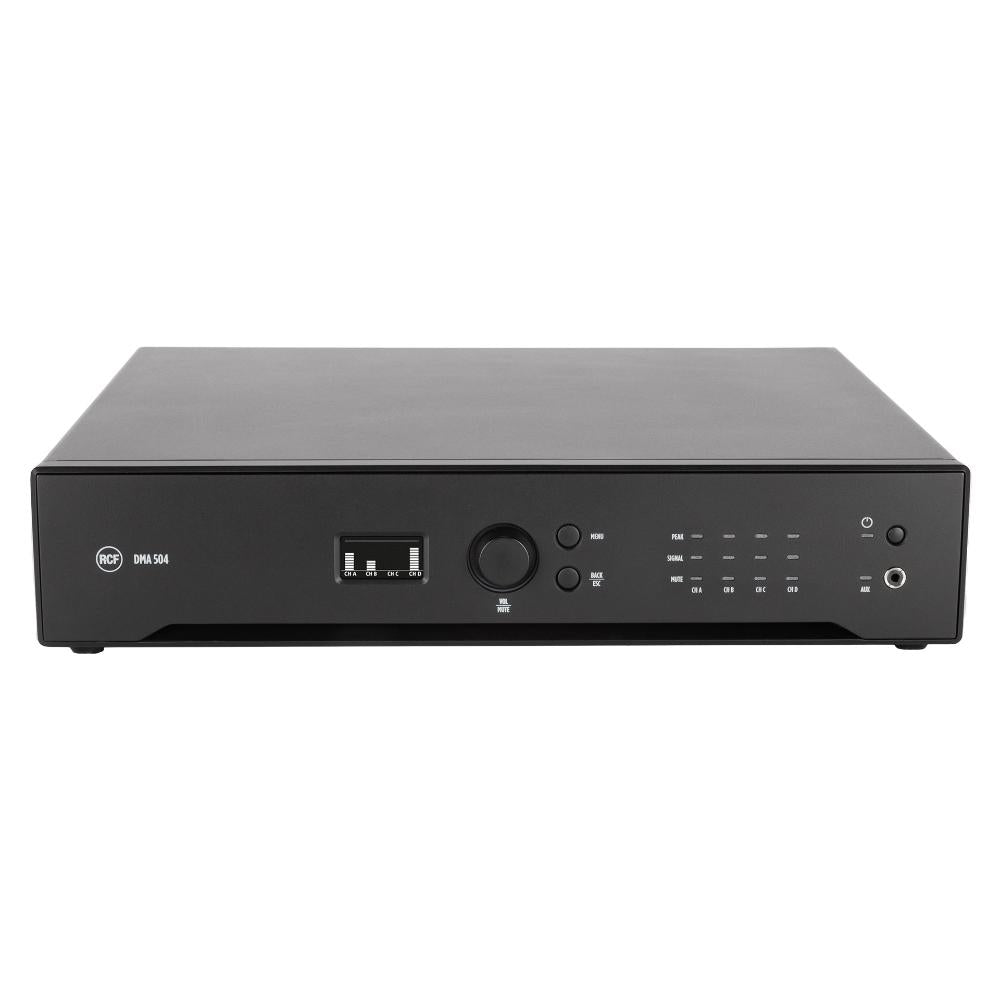 RCF DMA-504 - Class D Digital Matrix Amplifier, RDNet Management (4 X 500 W @ 4 Ω)
