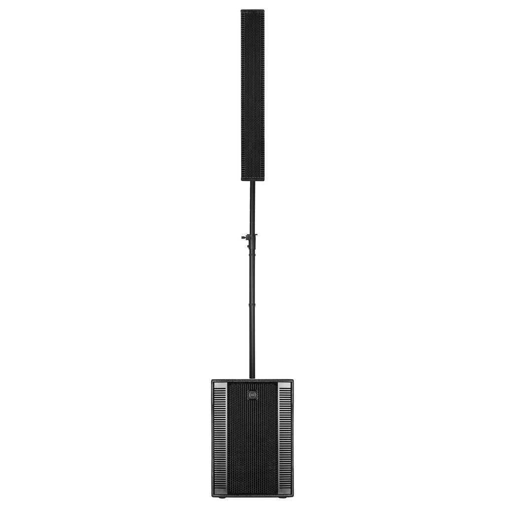 RCF EVOX-12-SYSTEM-W, Active 1400W Portable PA System, Baltic Birch, 15" Subwoofer and (8)x4" Top, White - USED