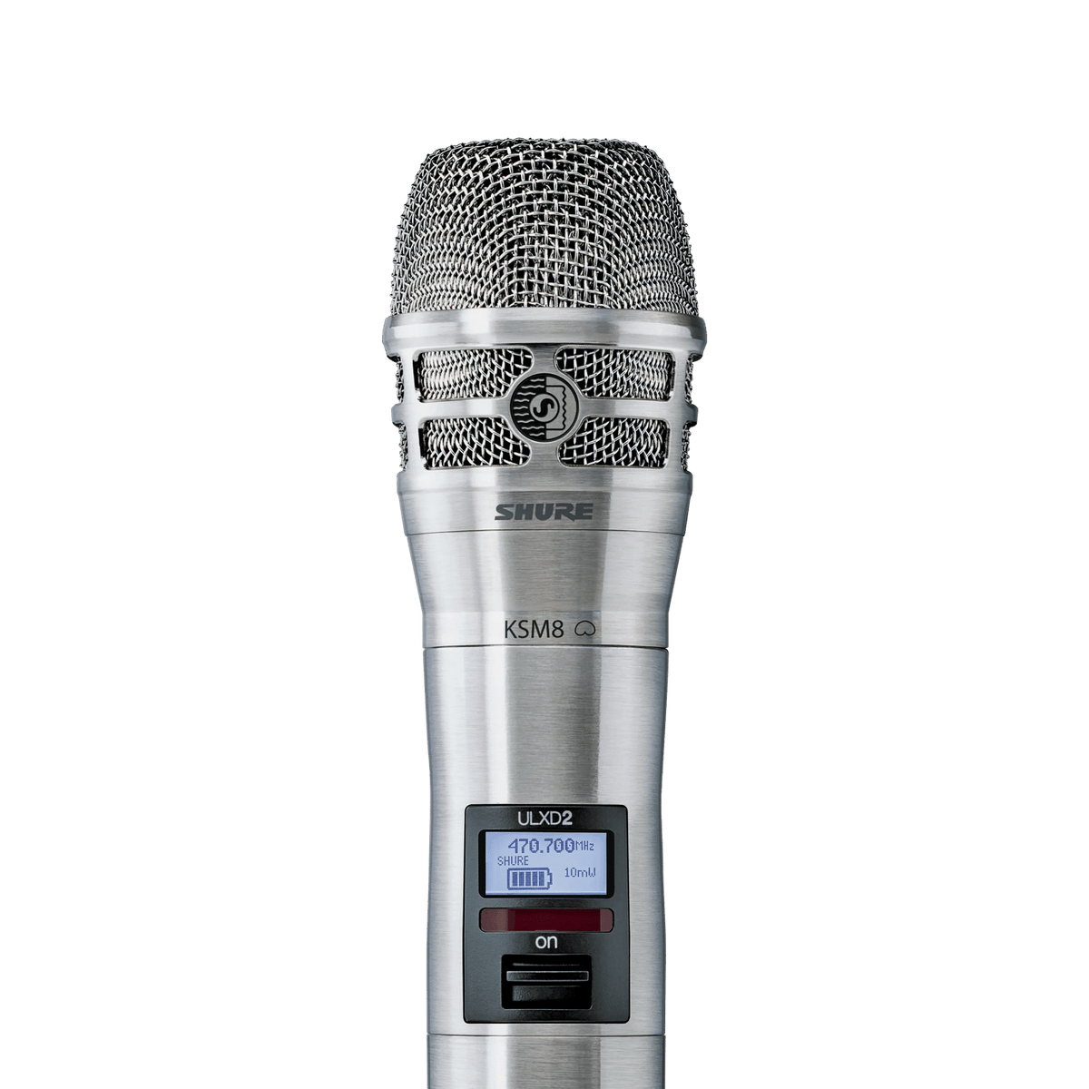 Shure ULXD2TA/K8B-G57, Handheld Transmitter, KSM8B, Taa