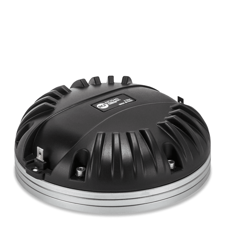 RCF ND940, 1.4" Exit Compression Driver, 140W RMS, 280W Program, 110 dB Sensitivity, 500 Hz-20 kHz, Titanium Diaphragm, 16 Ohm