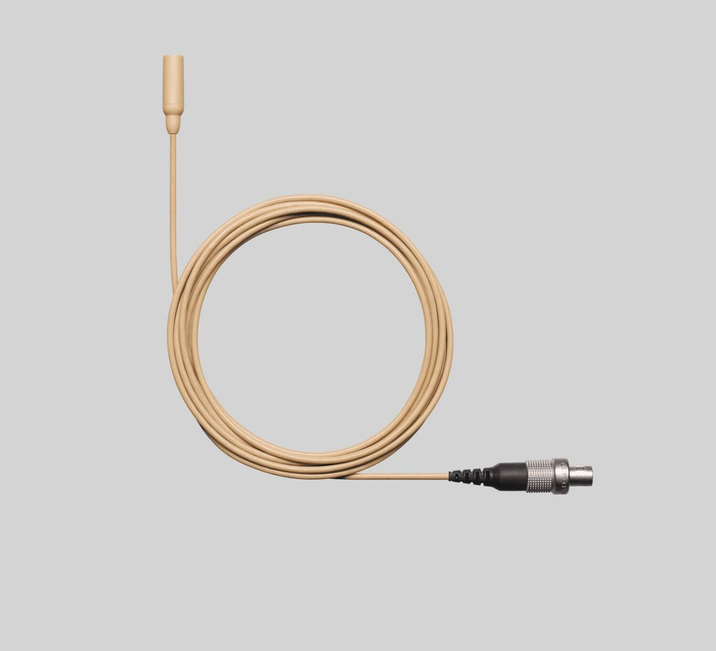 Shure TL48T/O-LEMO-A, TwinPlex TL48 Subminiature Lavalier Microphone, Omni Lav, Tailored, LEMO, Tan, Accs