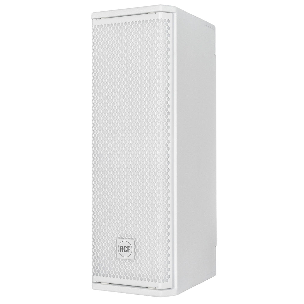 RCF NXL14-A-W, Active 2100W Dual 6" 2-Way Column Speaker, White - USED