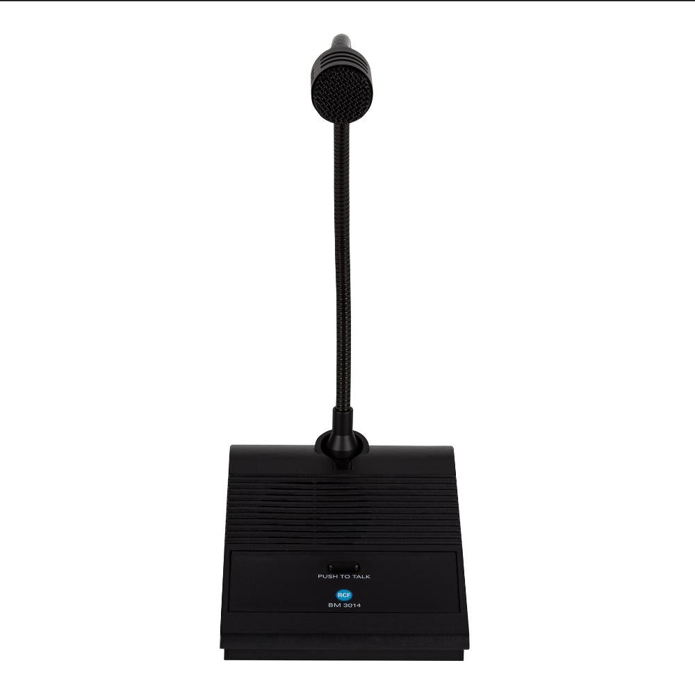RCF BM 3014 - Desk-top paging mike console, 5mt.cable with XLR conn.