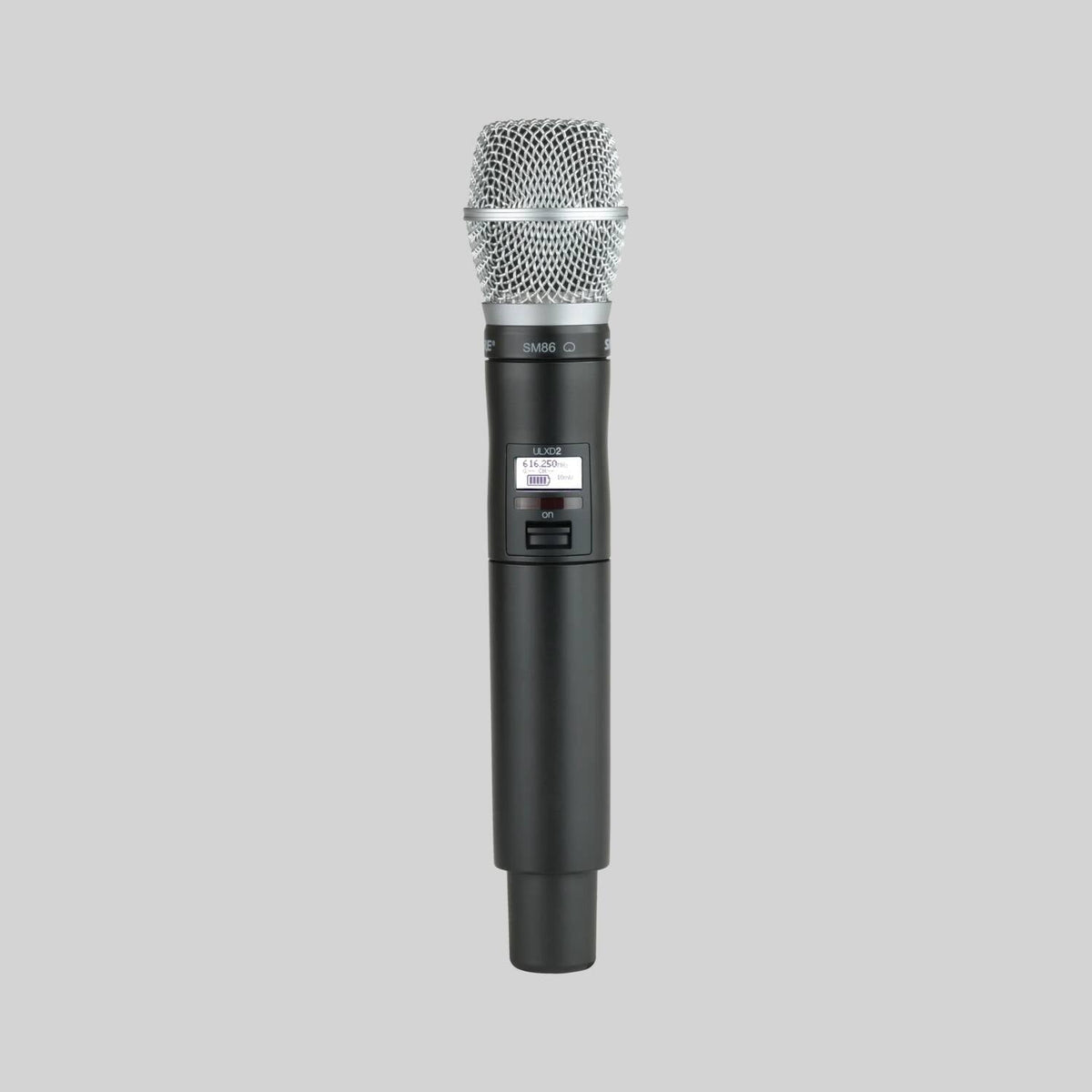 Shure ULXD2/SM86-V50, Digital Handheld Transmitter with SM86 Capsule, Handheld Transmitter with SM86 Microphone