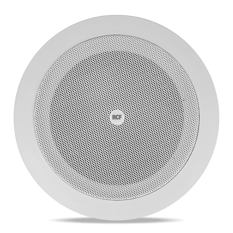 RCF PLP 50EN - 5" Ceiling Speaker Plastic Fire Dome, 6W, 70-100V