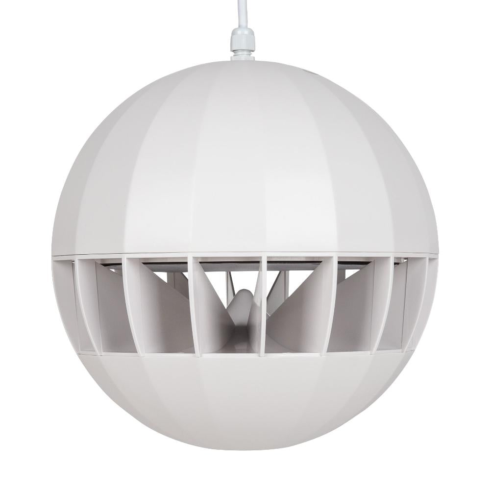 RCF BS 8 - Passive Pendent Ball Speaker, 5/10/20W, 100V, 5M Suspension Cable (White)