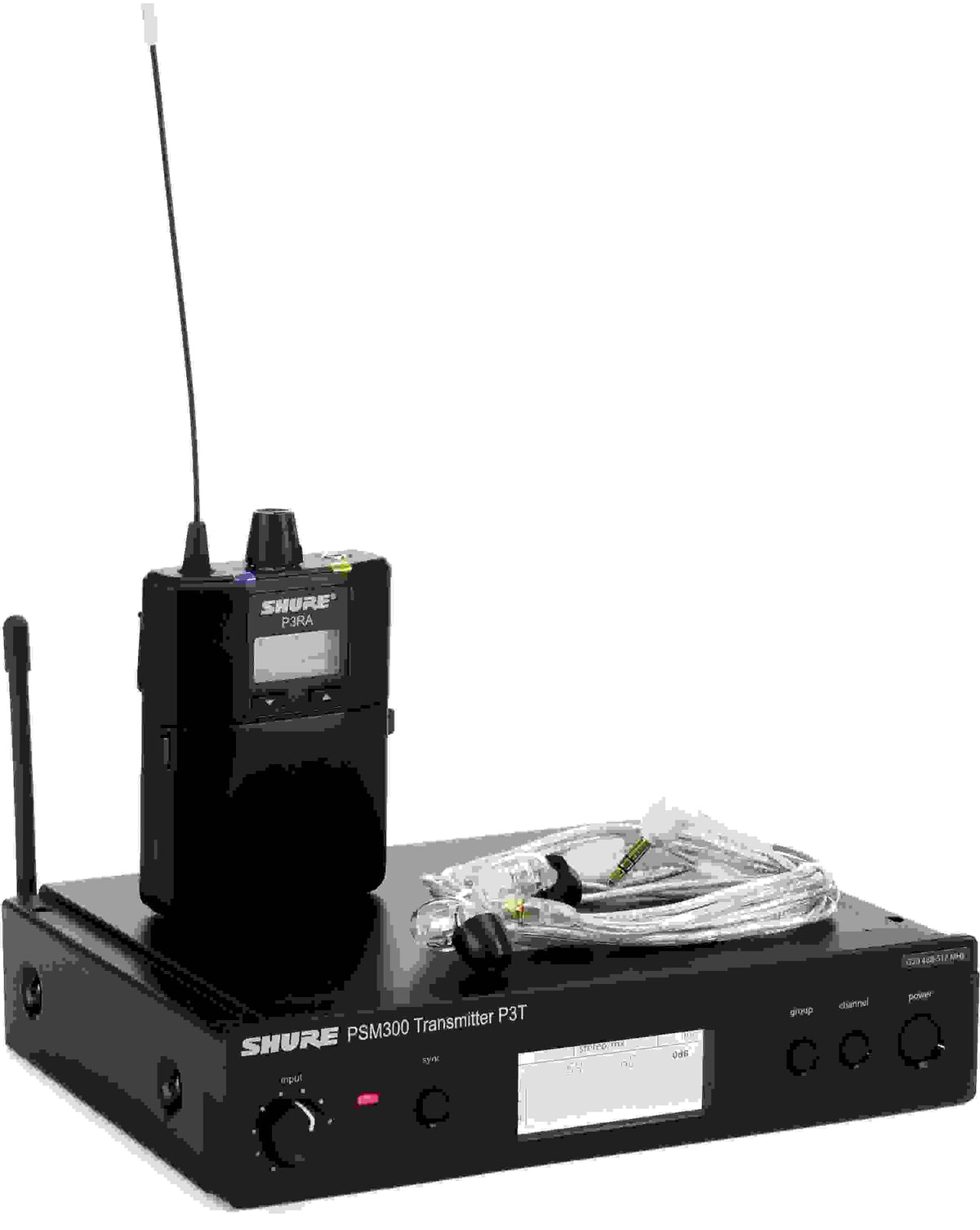 Shure P3TRA215CL-H20, PSM300 System, Pro Bodypack W/ SE215-CL