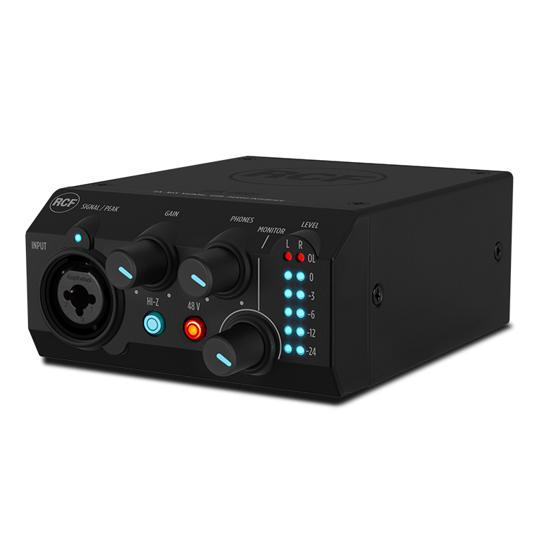 RCF TRK-PRO1 - 1X2 Channel USB Interface