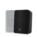RCF MR40-T-W - Passive 160W 4" Two-Way Bass Reflex Speaker w/ Transformer (Pair) (White)