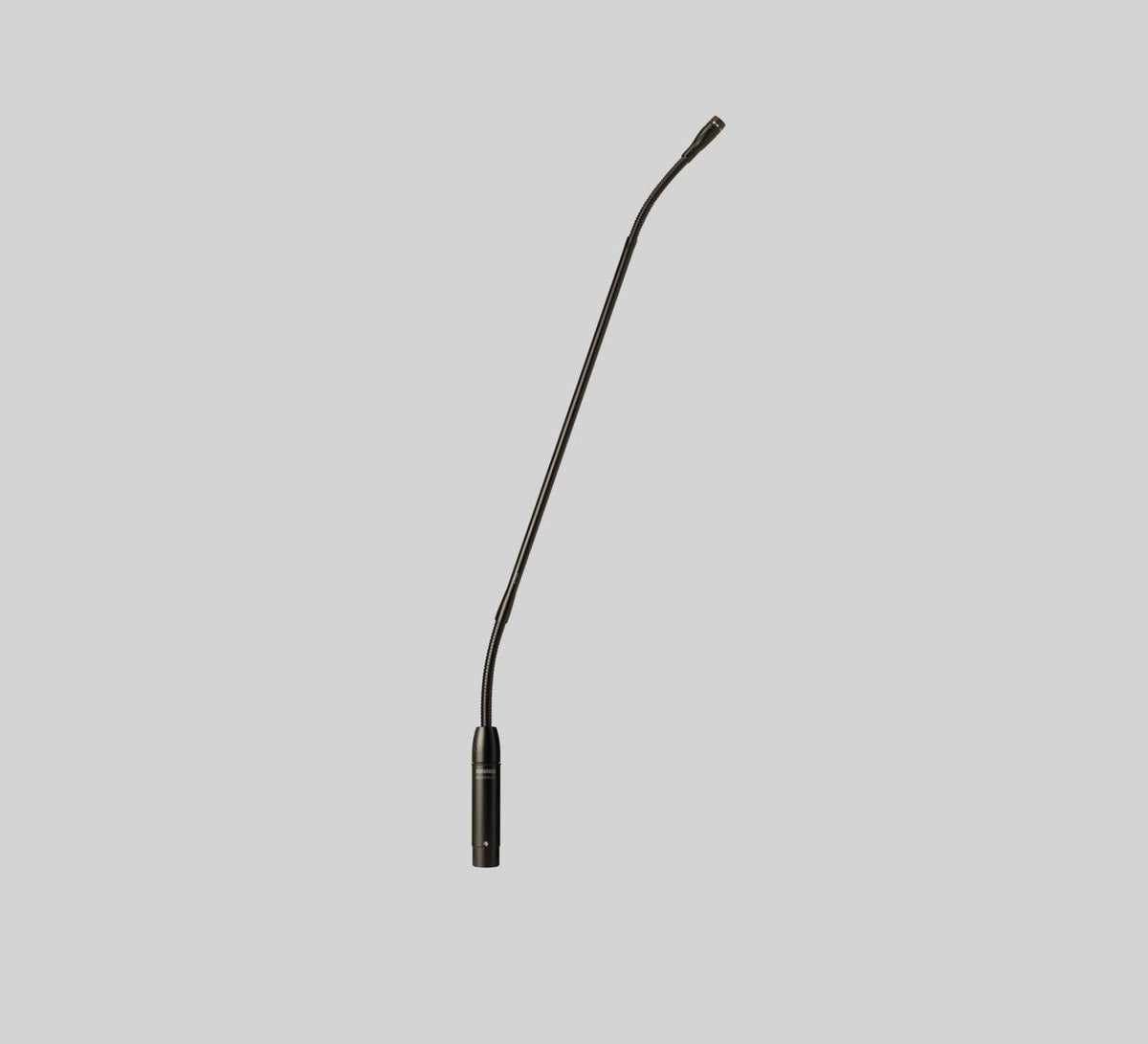Shure MX418D/C, Microflex Standard Gooseneck Microphone, Cardioid-18" Desktop Gooseneck Condenser Microphone, Attached 10´ XLR Cable, Logic Functions, Programmable Switch and LED Indicator, Attached Desktop Base