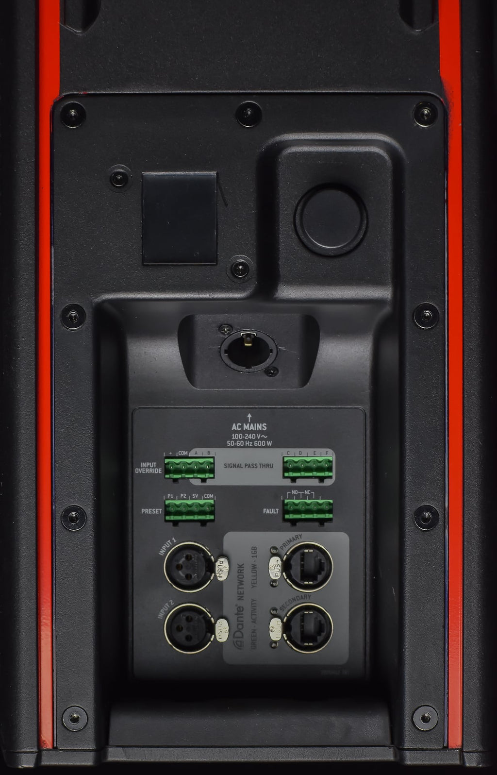 EAW AC6 Black, Adaptive Column Speaker, 6 x 6in LF and 30 x 1.7in HF, Horizontal 120 Vertical Adaptive