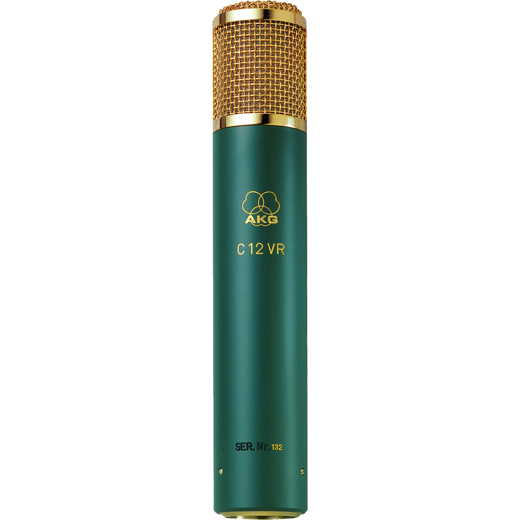 AKG C12 VR, Studio Condenser Microphone, The legendary AKG sound used on dozens of number-1-hits, Read More, Edge-terminated CK12 capsule and original 6072A vacuum tube