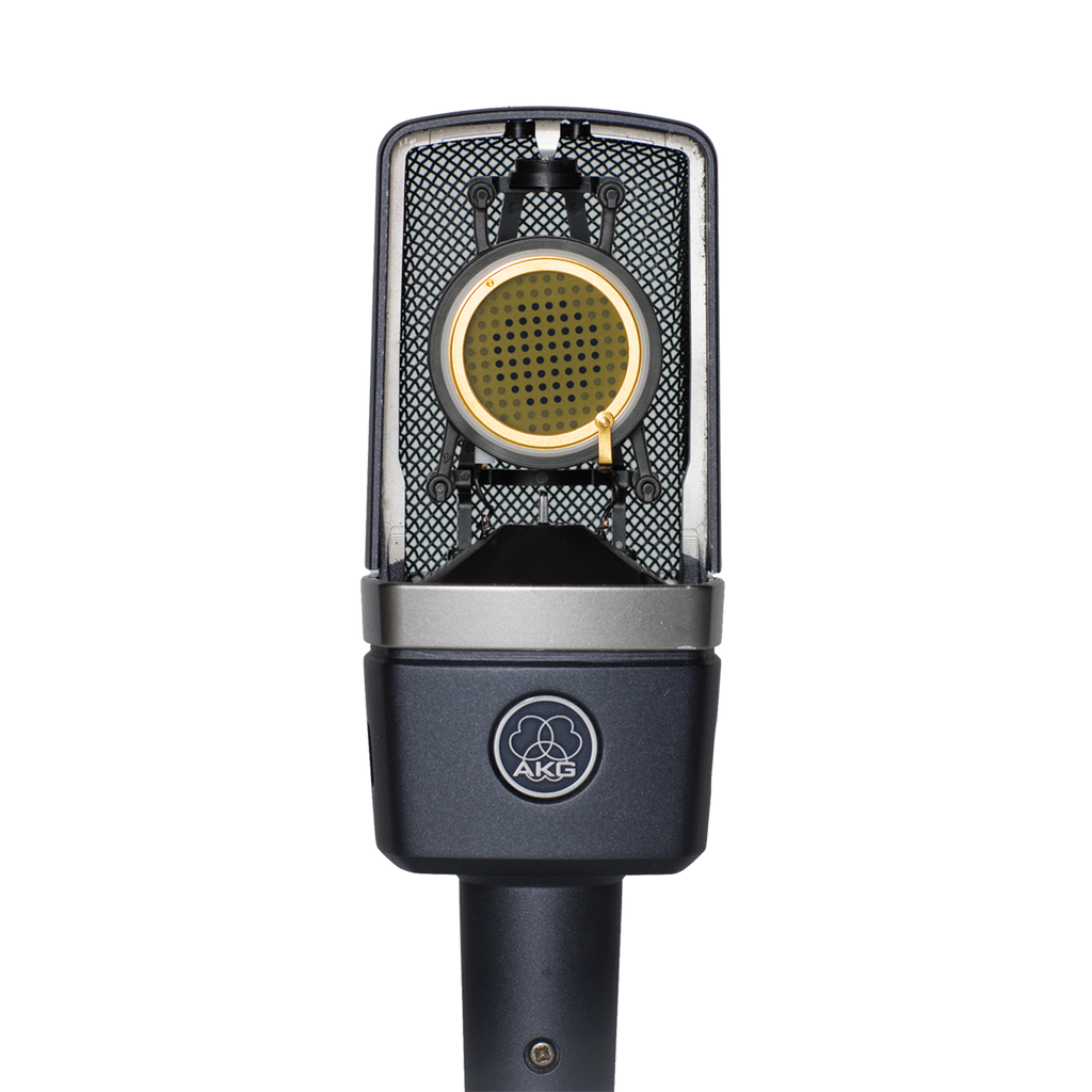 AKG C214 MATCHED PAIR, Studio Condenser Microphone, Sonic character of the C414 XLII, Outstanding dynamic range and ultralow noise, Switchable 20dB attenuator and bass-cut filter