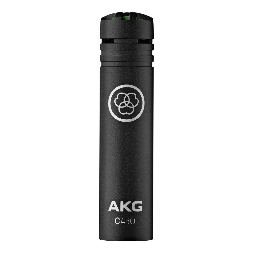 AKG C430, Instrument Microphone, Extremely compact dimensions, Low profile for critical, optically demanding situations, Cardioid condenser capsule
