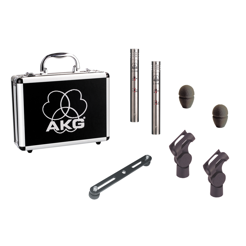 AKG C451 B MATCHED PAIR, Studio Condenser Microphone, Sound of the legendary C451 EB + CK1 capsule from 1969, Delivers stunning sound quality with maximum accuracy, Read More