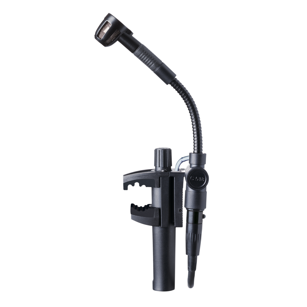 AKG C518 ML, Instrument Microphone, Cardioid polar pattern, Rejects overspill from nearby instruments, Full-metal housing with shock mount
