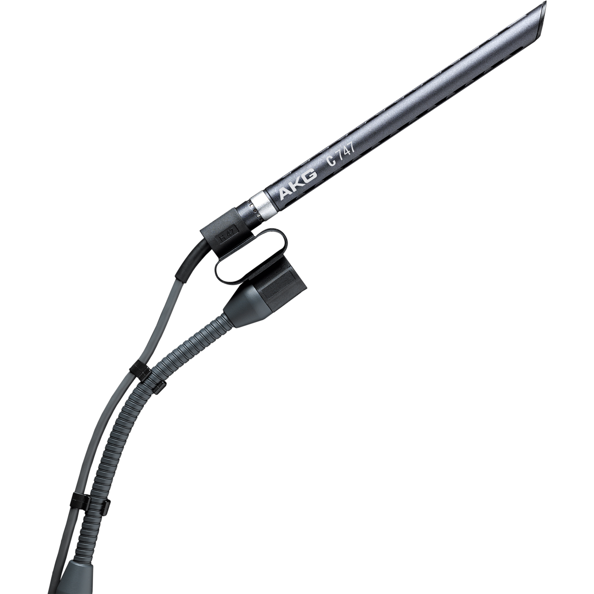 AKG C747 V11, Instrument Microphone, Enhanced, hypercardioid polar pattern, Eliminates noise from the sides, RFi shielding technology
